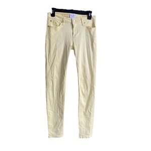 Celebrity Pink Junior Girls Size 5/27 Yellow Jaden Skinny Jeggings